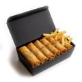 Frühlingsrollen Box mit Pommes