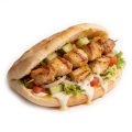 Schisch Kebab Poulet Taschenbrot
